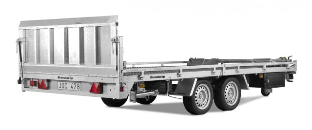 Brenderup 6420 Alu, 64203500, Hochlader kippbar 3,5 t. 4080x2050x100mm - Rimorchio per auto: foto 5 Brenderup 6420 Alu, 64203500, Hochlader kippbar 3,5 t. 4080x2050x100mm - Rimorchio per auto: foto 5