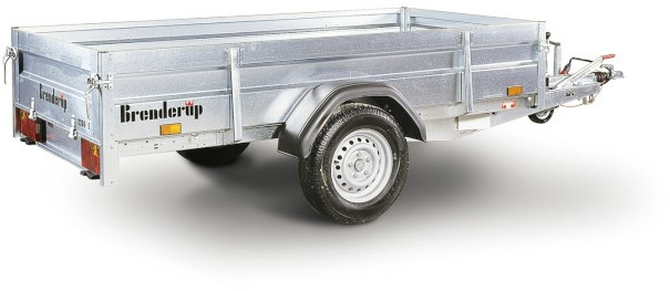 Brenderup Tieflader 2260S B Stahl, 1,3 to. 2580x1280x400mm - Rimorchio per auto: foto 1 Brenderup Tieflader 2260S B Stahl, 1,3 to. 2580x1280x400mm - Rimorchio per auto: foto 1