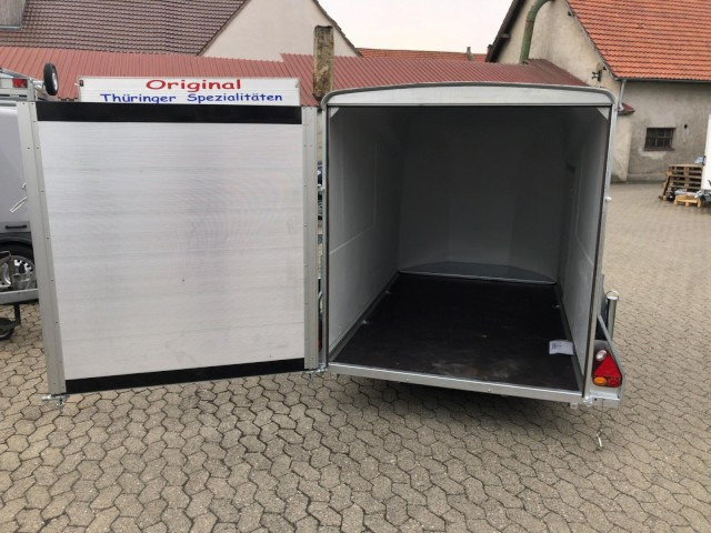 Rimorchio furgonato nuovo Cheval Liberte Debon Cargo 2 Poly + Türe schwarz Aluräder 1300 kg, 100 km/h, 300x155x168cm: foto 7 Rimorchio furgonato nuovo Cheval Liberte Debon Cargo 2 Poly + Türe schwarz Aluräder 1300 kg, 100 km/h, 300x155x168cm: foto 7