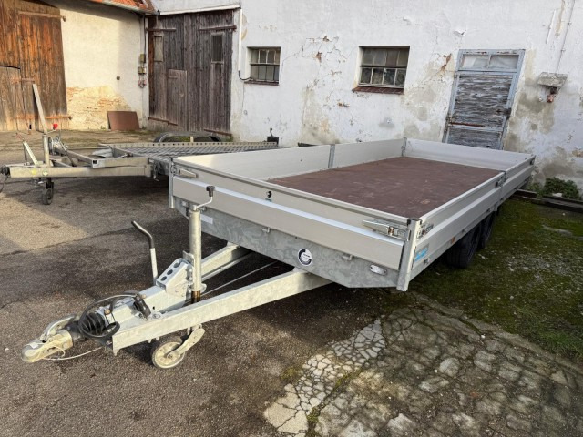 Hapert Azure H-2 Hochlader 3,5 to. 5050 x 2000 x 300 mm, parabel, 100 km/h - Rimorchio per auto: foto 1 Hapert Azure H-2 Hochlader 3,5 to. 5050 x 2000 x 300 mm, parabel, 100 km/h - Rimorchio per auto: foto 1