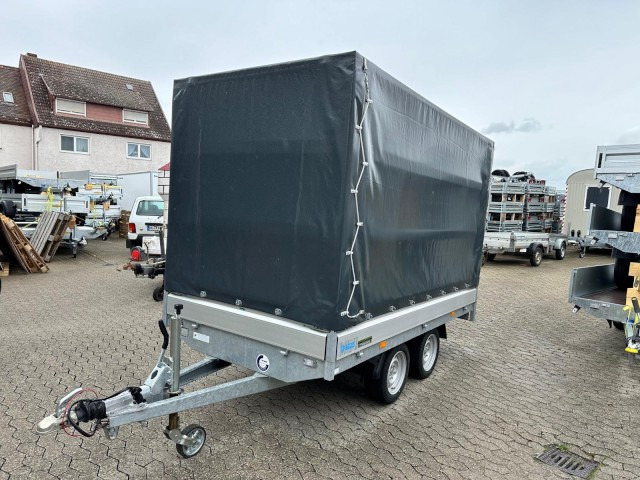 Rimorchio per auto nuovo Hapert Azure H-2 Hochlader 3050 x 1600 x 300 mm, mit Plane 180 cm anthrazit ZG 2,0 to.: foto 6