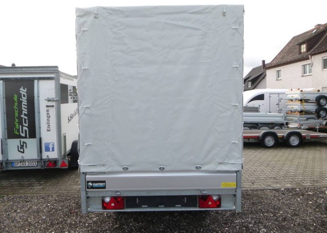 Hapert Azure H-2 Hochlader 3050 x 1600 x 300 mm, mit Plane 180 cm grau ZG 2,0 to. - Rimorchio per auto: foto 4 Hapert Azure H-2 Hochlader 3050 x 1600 x 300 mm, mit Plane 180 cm grau ZG 2,0 to. - Rimorchio per auto: foto 4