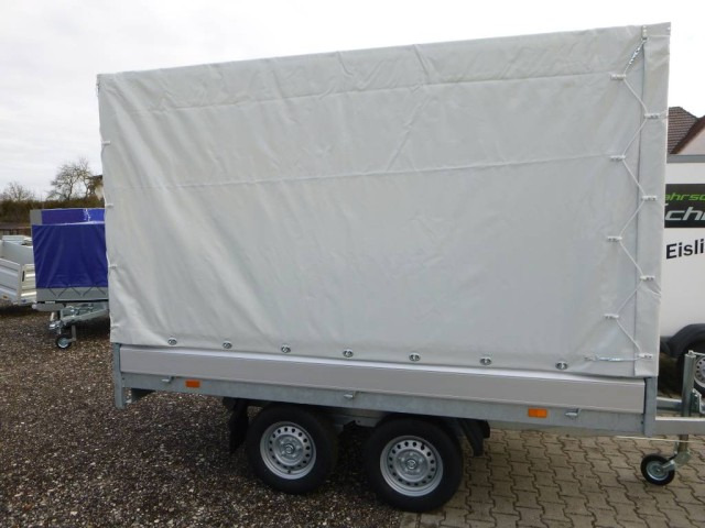 Hapert Azure H-2 Hochlader 3050 x 1600 x 300 mm, mit Plane 180 cm grau ZG 2,0 to. - Rimorchio per auto: foto 3 Hapert Azure H-2 Hochlader 3050 x 1600 x 300 mm, mit Plane 180 cm grau ZG 2,0 to. - Rimorchio per auto: foto 3