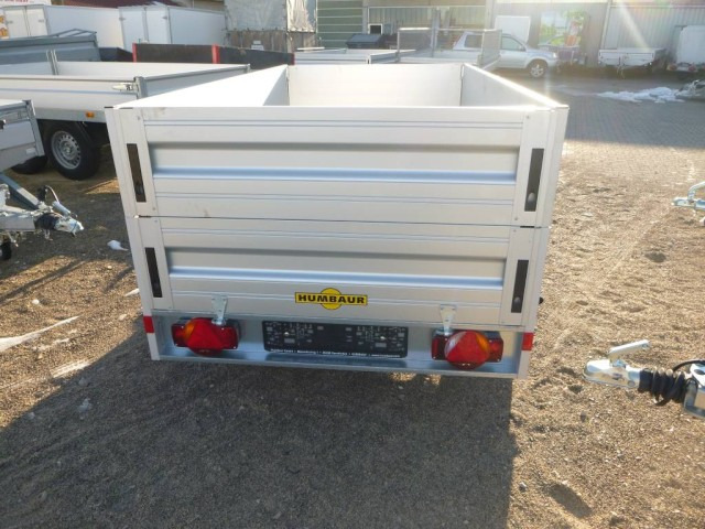 Humbaur HA 132513 mit KV und Bordwandaufsatz, 100 km/h 1300 kg, 2510 x 1310 x 350mm - Rimorchio per auto: foto 4 Humbaur HA 132513 mit KV und Bordwandaufsatz, 100 km/h 1300 kg, 2510 x 1310 x 350mm - Rimorchio per auto: foto 4