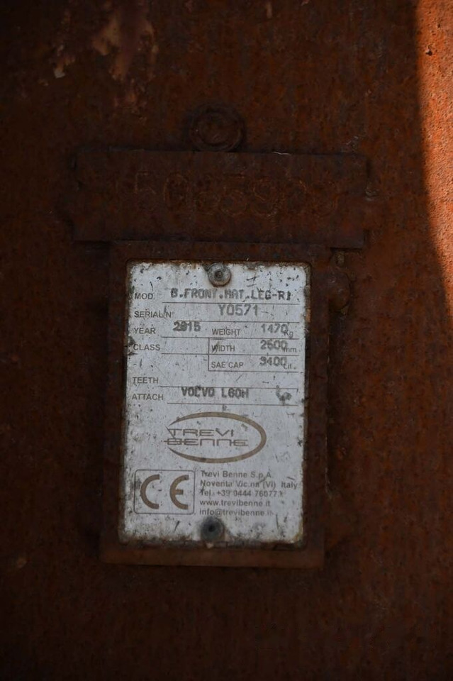 Benna per pala Trevi Benne loader bucket 2500 mm: foto 14