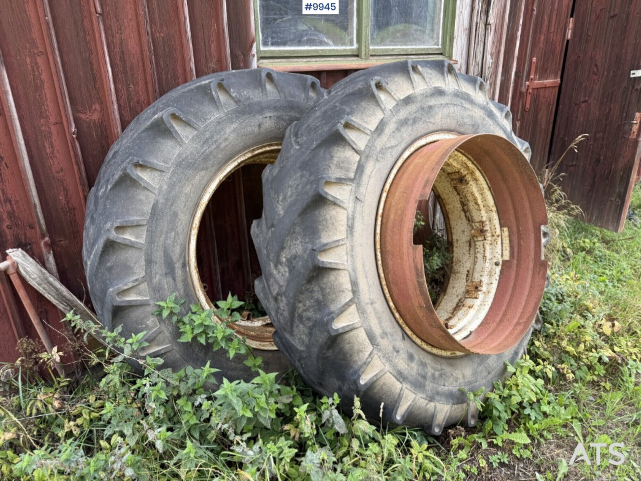 2 tractor tires with rims and rings - Ruota completa per Trattore: foto 1 2 tractor tires with rims and rings - Ruota completa per Trattore: foto 1
