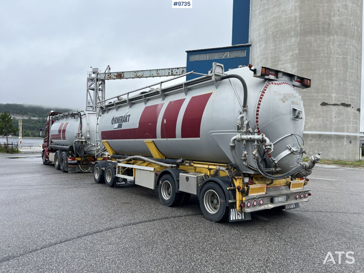 Camion cisterna Bulk transport vehicle, Scania R730 with SITE AL-41-TPIK-4AK trailer: foto 11