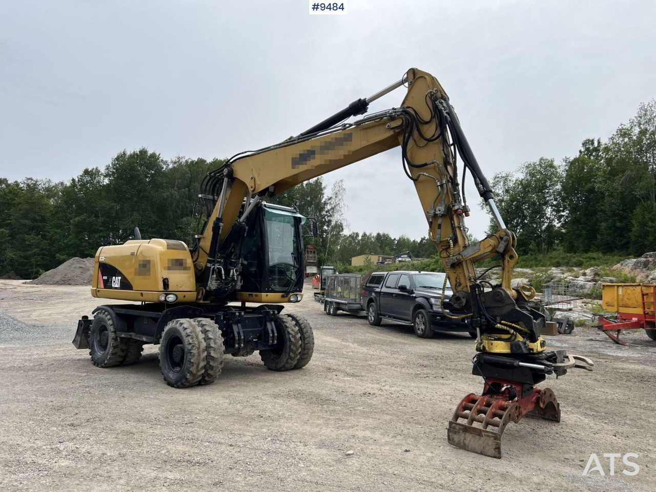CAT M313D with tipping wagon and attachments (VIDEO) - Escavatore gommato: foto 1 CAT M313D with tipping wagon and attachments (VIDEO) - Escavatore gommato: foto 1