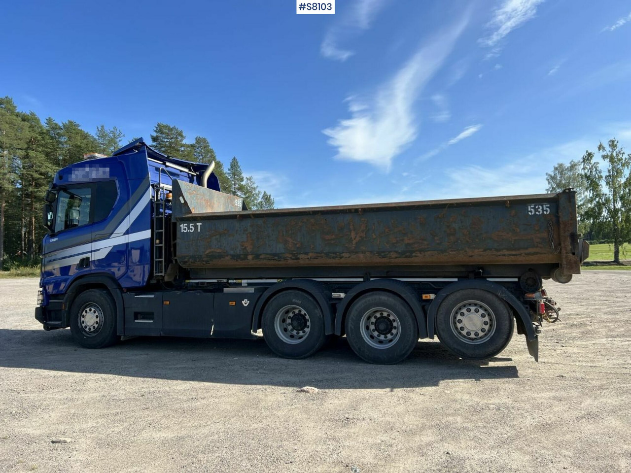 Autocarro scarrabile Hook truck, Scania R580, Joab L27 Hook: foto 11