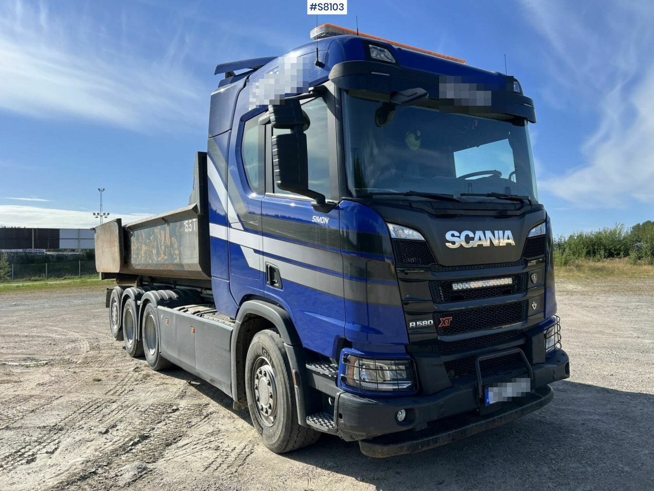 Autocarro scarrabile Hook truck, Scania R580, Joab L27 Hook: foto 9