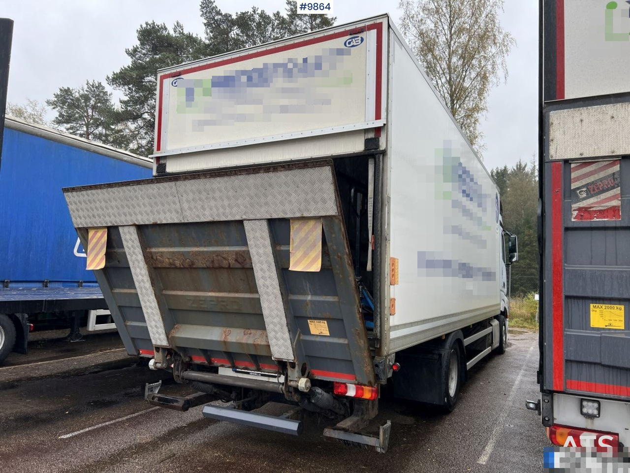 MERCEDES-BENZ ACTROS 963-0-A Box truck with tail lift - Autocarro furgonato: foto 3 MERCEDES-BENZ ACTROS 963-0-A Box truck with tail lift - Autocarro furgonato: foto 3
