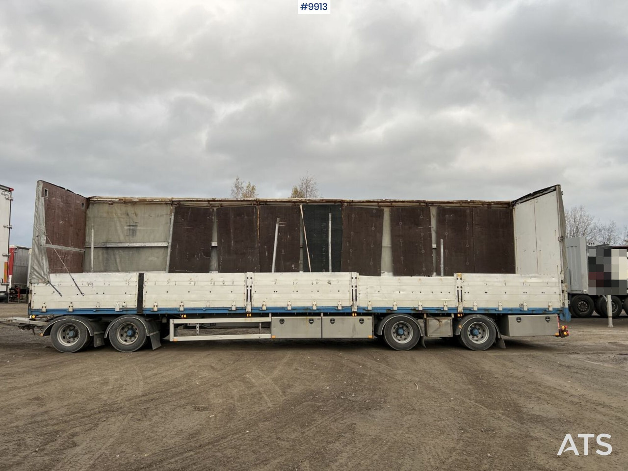 PARATOR SCV 18-20 Truck trailer with folding sides - Rimorchio pianale/ Cassonato: foto 2 PARATOR SCV 18-20 Truck trailer with folding sides - Rimorchio pianale/ Cassonato: foto 2
