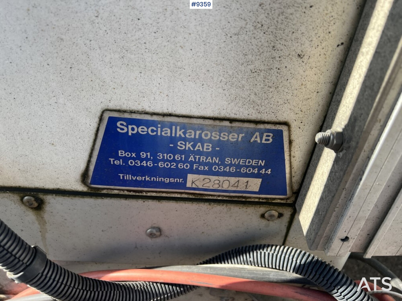 Refrigerated trailer cabinet SKAB - Cassa frigo: foto 5 Refrigerated trailer cabinet SKAB - Cassa frigo: foto 5