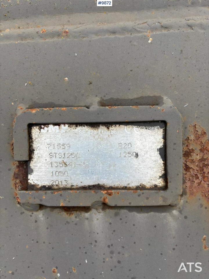 SMP Planer bucket 1250 L - Benna per escavatore: foto 5 SMP Planer bucket 1250 L - Benna per escavatore: foto 5