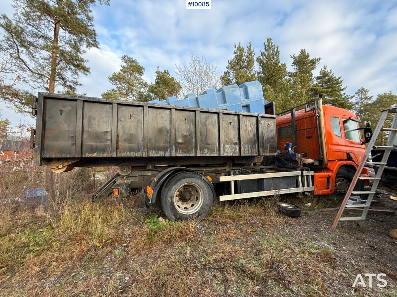 Scania P94G 300 Crane truck with flatbed Rep. object - Autocarro scarrabile, Camion con gru: foto 5 Scania P94G 300 Crane truck with flatbed Rep. object - Autocarro scarrabile, Camion con gru: foto 5