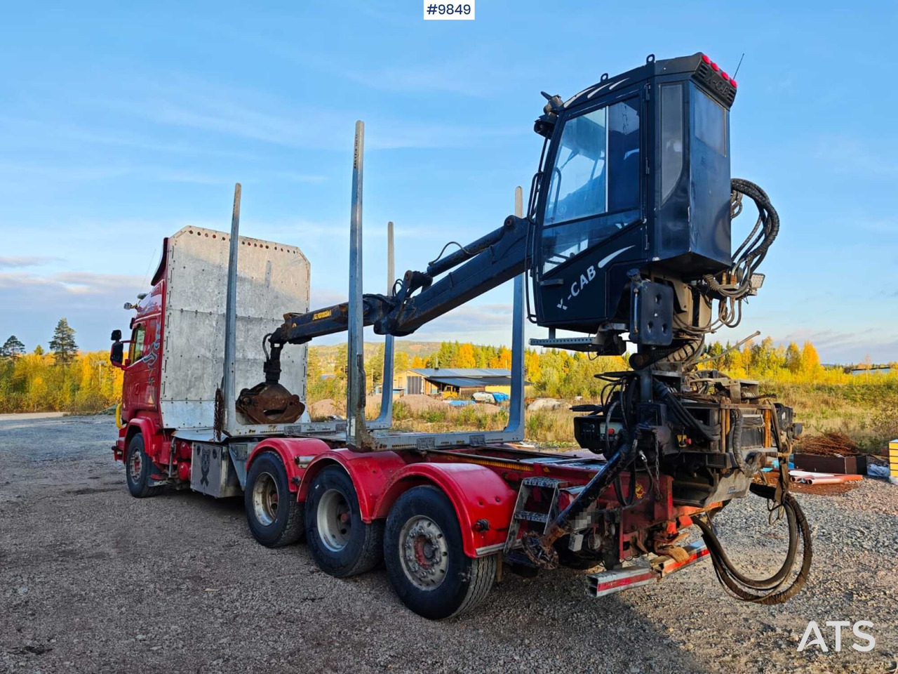 Scania R730 Tridem Timber Truck with Loglift F125S Crane (VIDEO) - Camion trasporto legname, Camion con gru: foto 4 Scania R730 Tridem Timber Truck with Loglift F125S Crane (VIDEO) - Camion trasporto legname, Camion con gru: foto 4