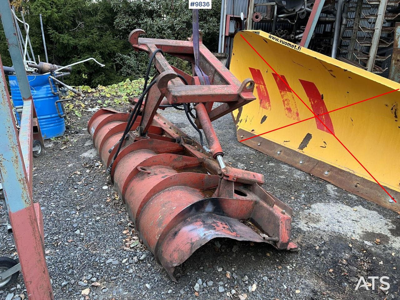 Svedala-Arbrå DB90-32 Diagonal plow - Lama neve: foto 3 Svedala-Arbrå DB90-32 Diagonal plow - Lama neve: foto 3