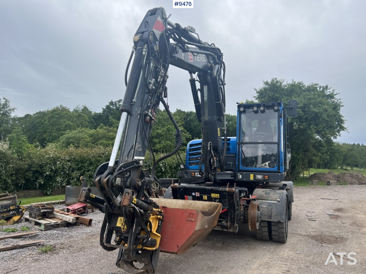 Escavatore gommato Terex TW 110 Railway machine (VIDEO): foto 19