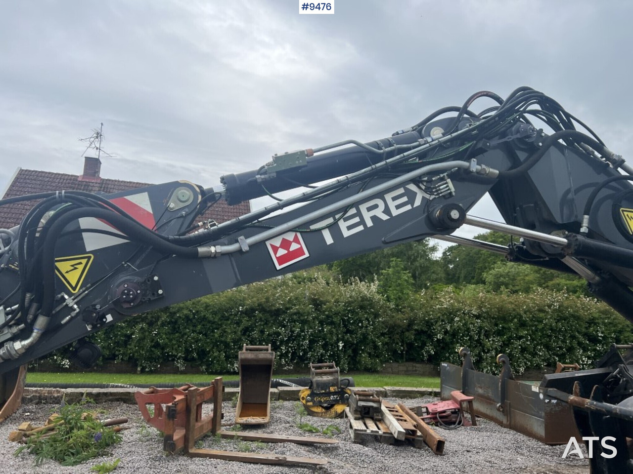 Escavatore gommato Terex TW 110 Railway machine (VIDEO): foto 10