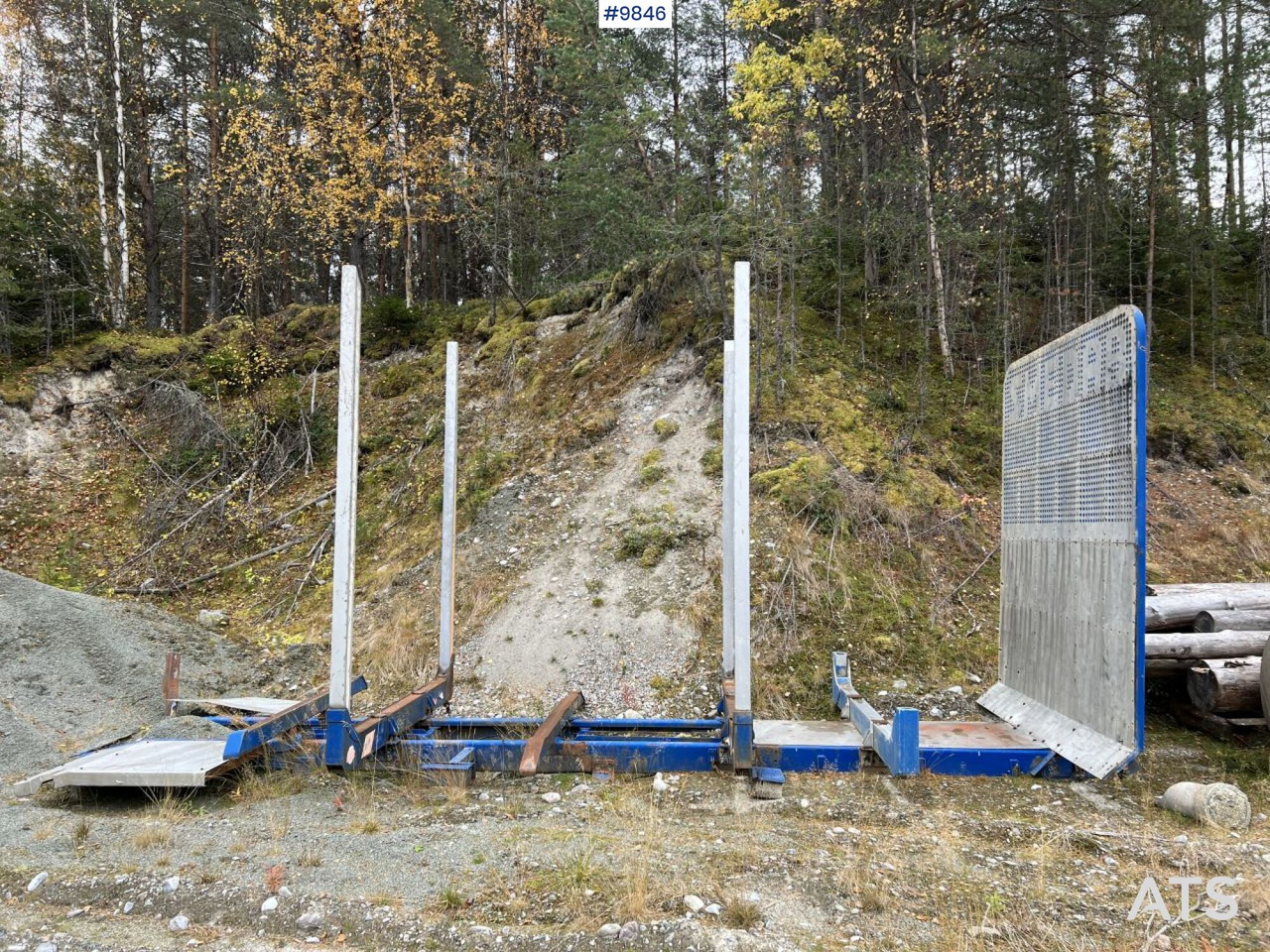 Timber rack for boggie truck, Smedab - Cassone aperto: foto 2 Timber rack for boggie truck, Smedab - Cassone aperto: foto 2