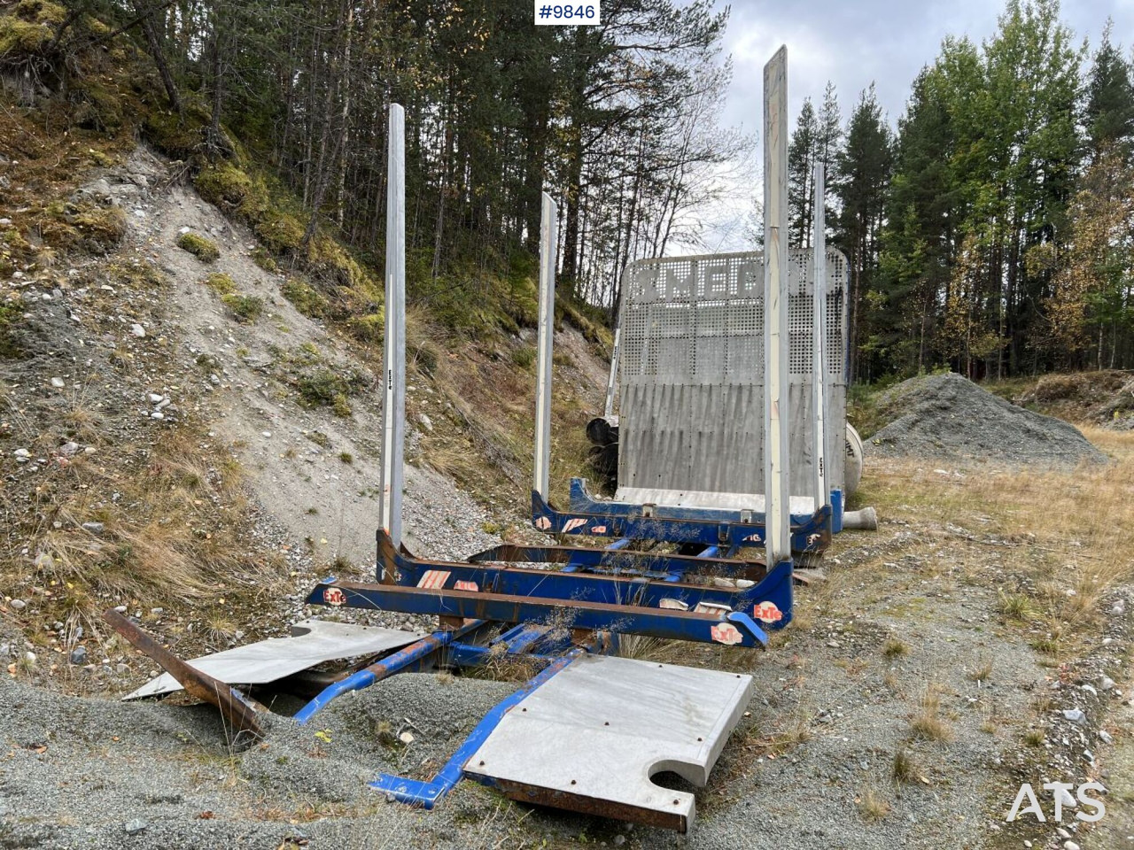 Timber rack for boggie truck, Smedab - Cassone aperto: foto 4 Timber rack for boggie truck, Smedab - Cassone aperto: foto 4