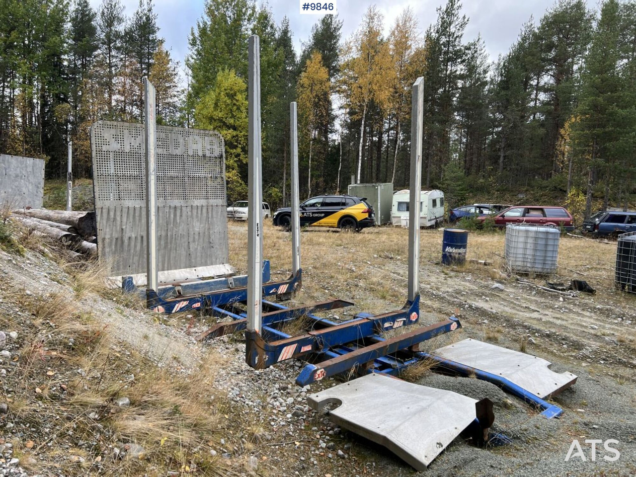 Timber rack for boggie truck, Smedab - Cassone aperto: foto 5 Timber rack for boggie truck, Smedab - Cassone aperto: foto 5