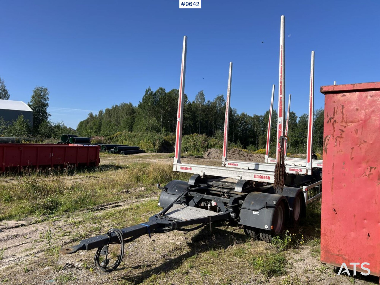 Rimorchio trasporto legname Timber trailer AM TRAILER SF4-S: foto 16