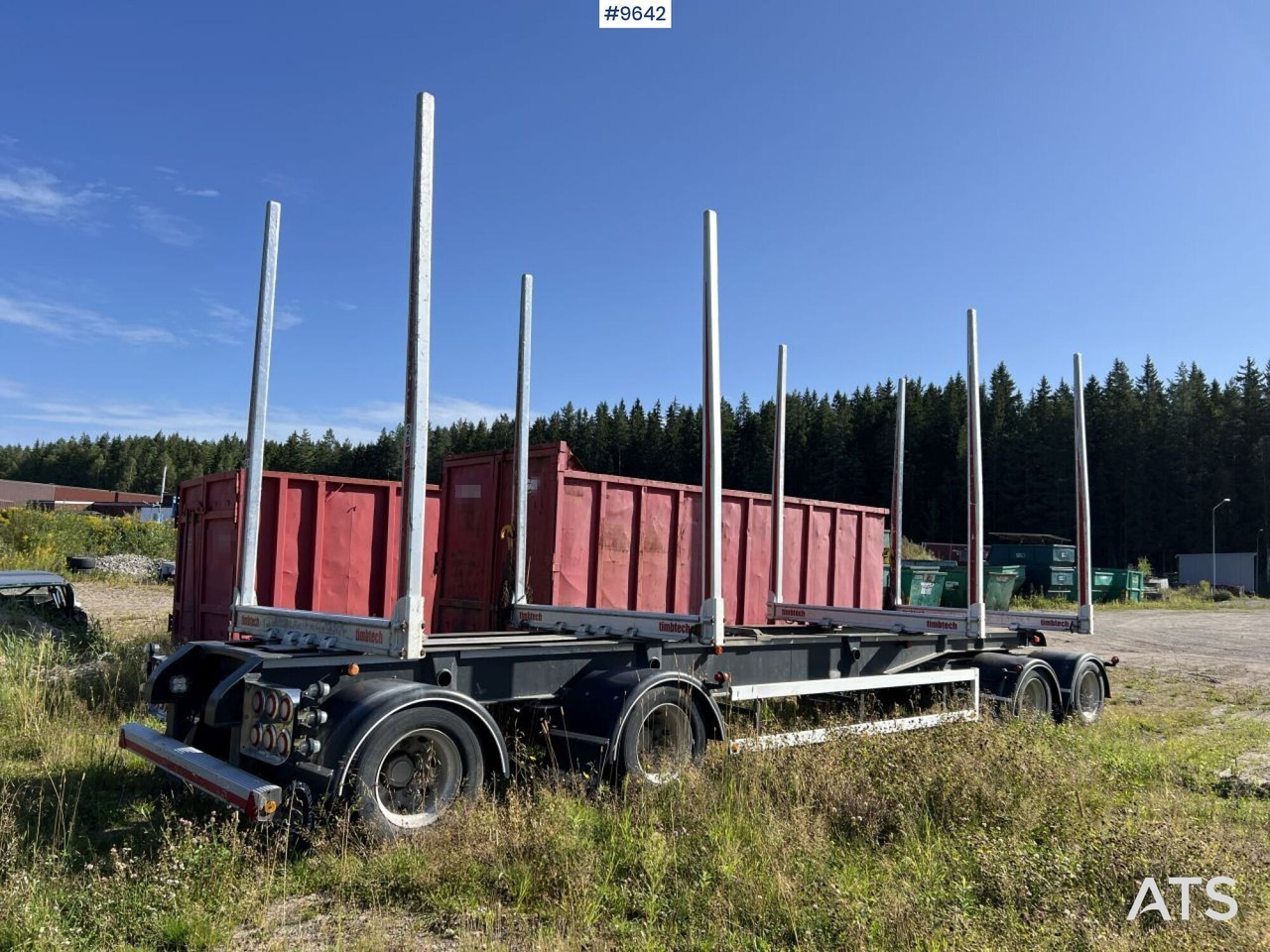Rimorchio trasporto legname Timber trailer AM TRAILER SF4-S: foto 9
