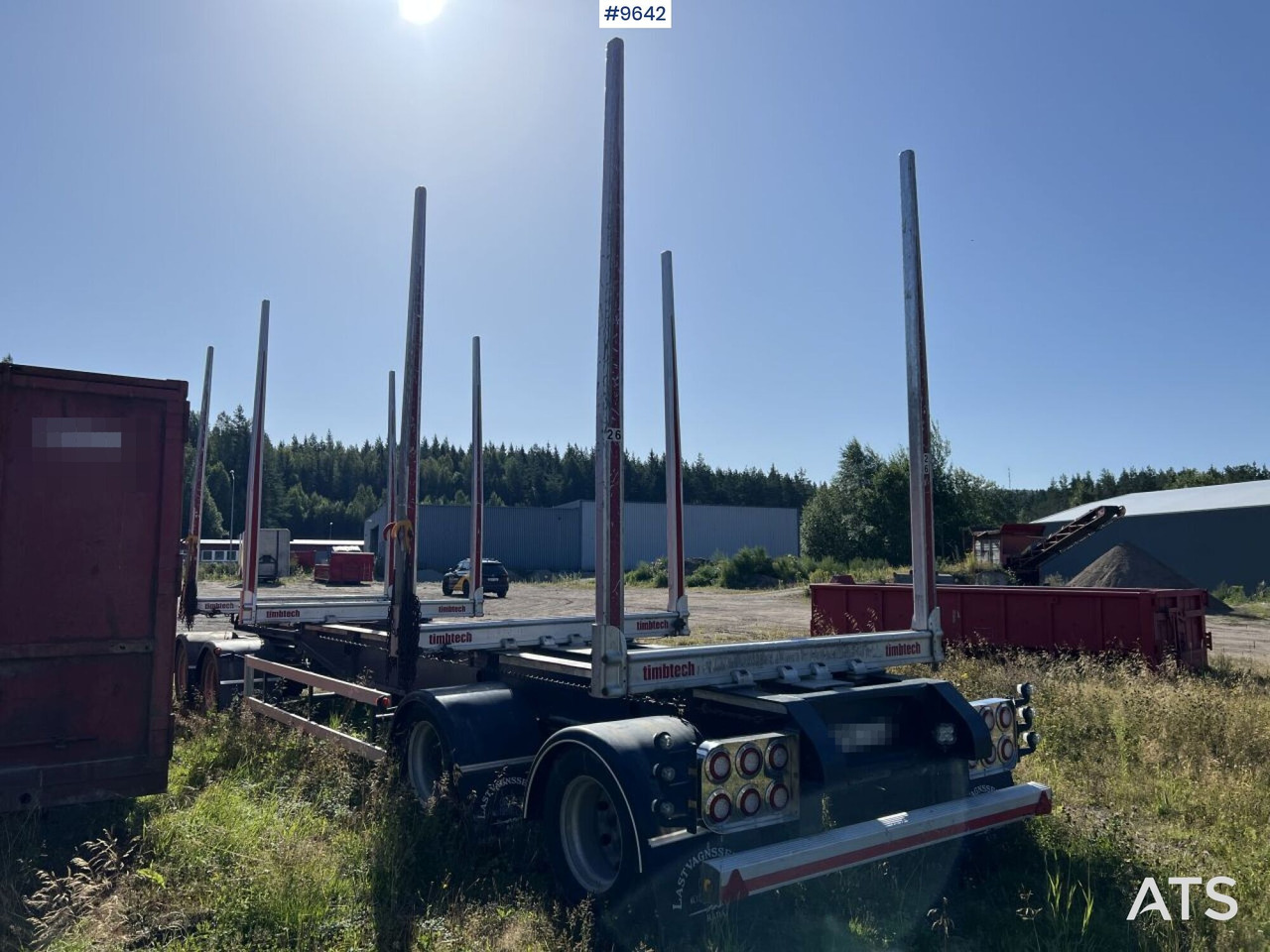 Rimorchio trasporto legname Timber trailer AM TRAILER SF4-S: foto 11