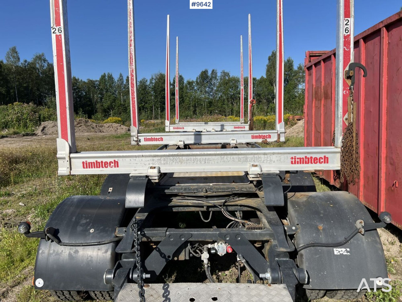 Rimorchio trasporto legname Timber trailer AM TRAILER SF4-S: foto 6