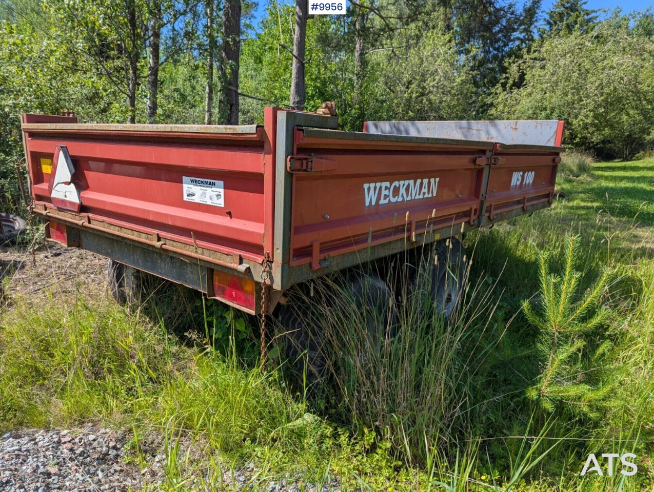 Tipper Weckman WS100 - Rimorchio ribaltabile: foto 4 Tipper Weckman WS100 - Rimorchio ribaltabile: foto 4