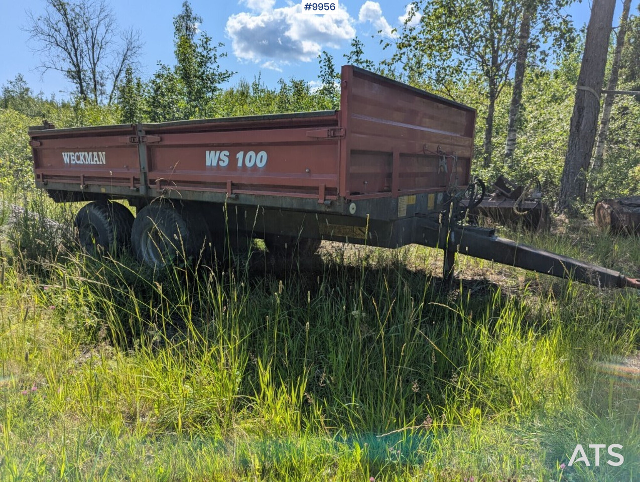 Tipper Weckman WS100 - Rimorchio ribaltabile: foto 5 Tipper Weckman WS100 - Rimorchio ribaltabile: foto 5