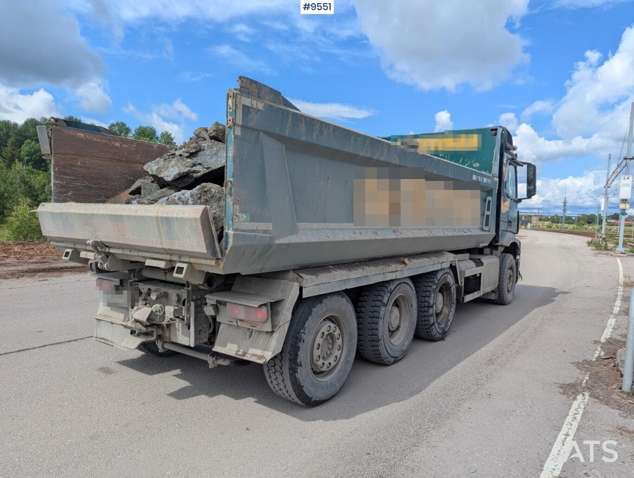 Tipper truck Mercedes Benz Arocs 3253 with Zetterberg flatbed - Autocarro ribaltabile: foto 5 Tipper truck Mercedes Benz Arocs 3253 with Zetterberg flatbed - Autocarro ribaltabile: foto 5
