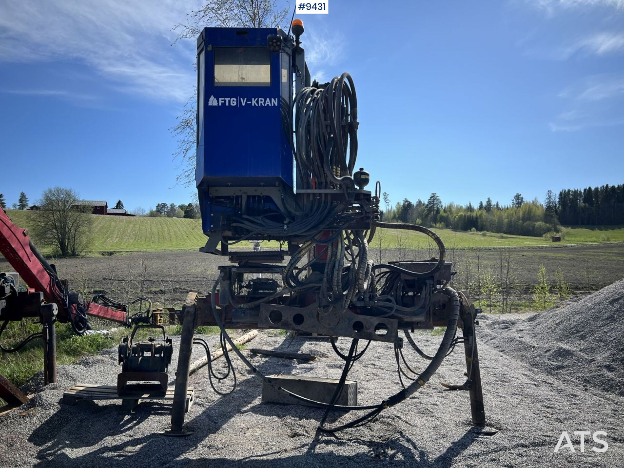 Gru per autocarro per Camion V-kran V10CX,96 - Timber crane, logging crane: foto 6 Gru per autocarro per Camion V-kran V10CX,96 - Timber crane, logging crane: foto 6