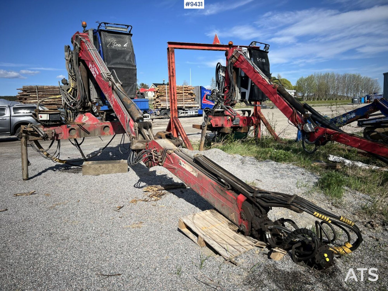 Gru per autocarro per Camion V-kran V10CX,96 - Timber crane, logging crane: foto 9 Gru per autocarro per Camion V-kran V10CX,96 - Timber crane, logging crane: foto 9