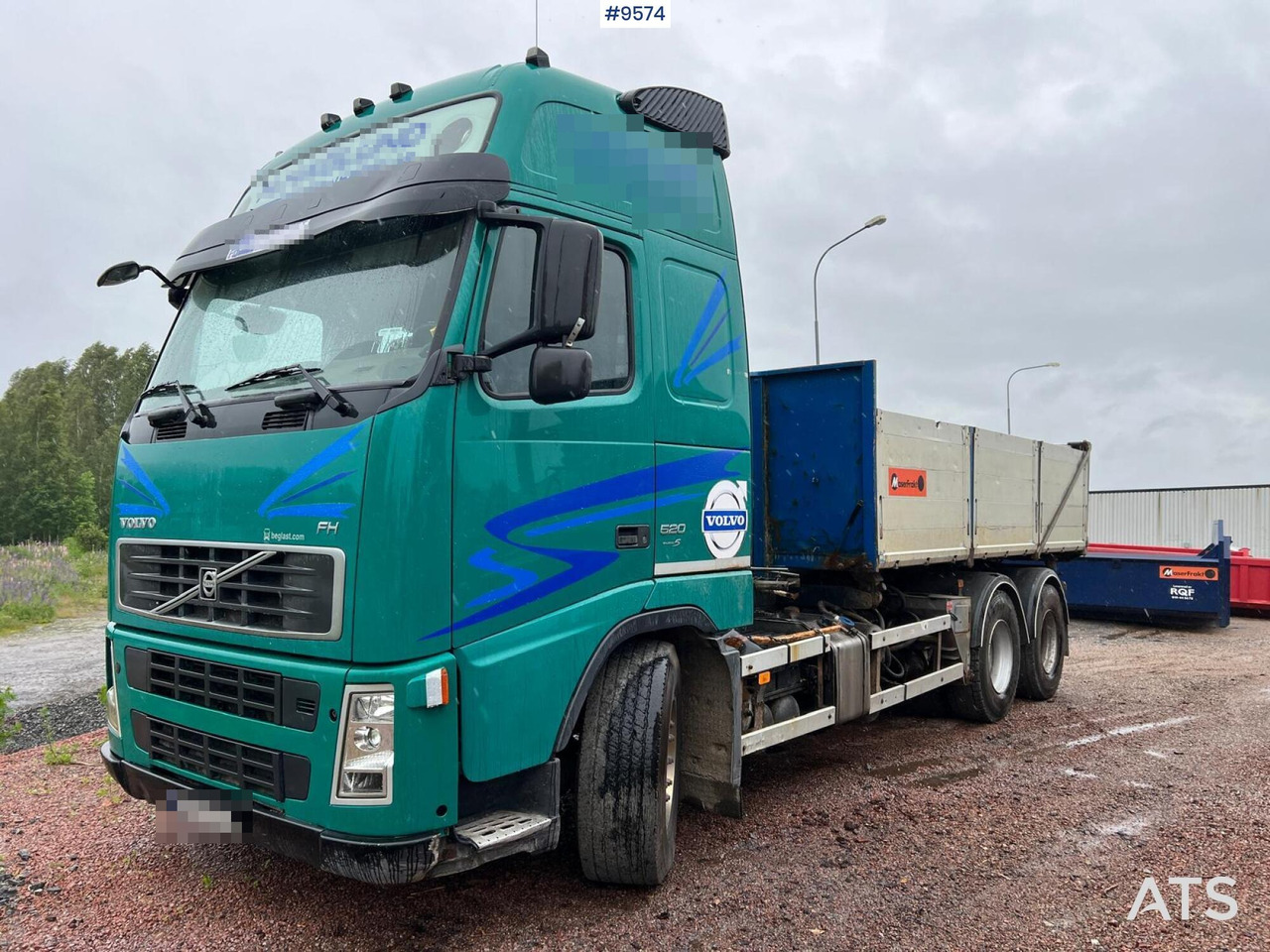 Volvo FH 520 6X4 Quick lock with flatbed - Autocarro con pianale/ Cassone fisso: foto 1 Volvo FH 520 6X4 Quick lock with flatbed - Autocarro con pianale/ Cassone fisso: foto 1