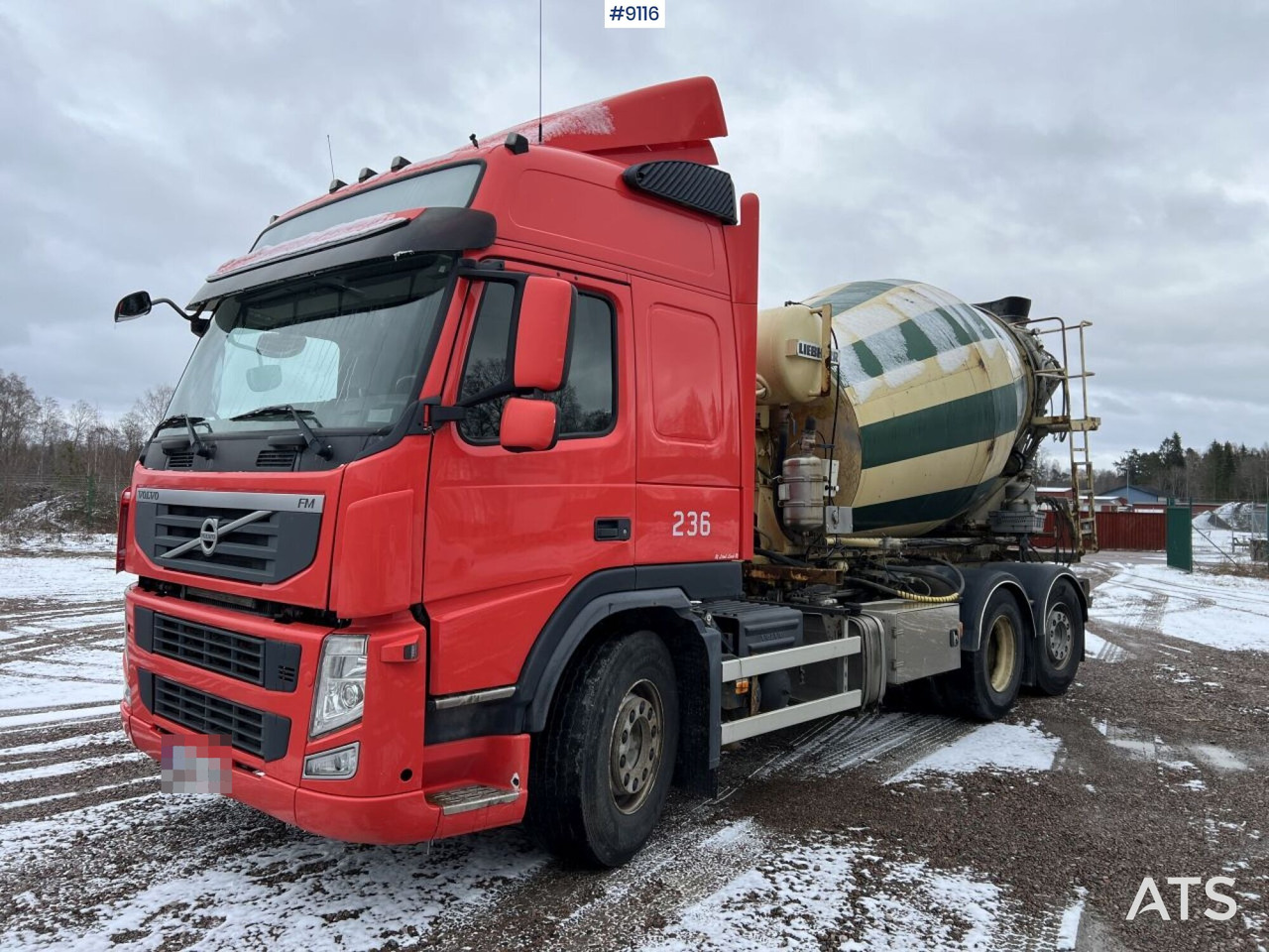 Volvo FM 6X2 Quick lock with concrete rotator (VIDEO) - Autobetoniera: foto 1 Volvo FM 6X2 Quick lock with concrete rotator (VIDEO) - Autobetoniera: foto 1