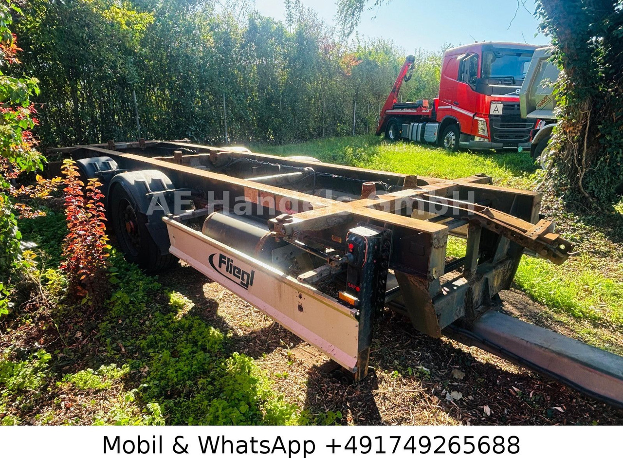 Fliegl TWP 180 Tandem Tiefgekoppelt *BWP/Scheibenbremse - Rimorchio portacontainer/ Caisse interchangeable: foto 1 Fliegl TWP 180 Tandem Tiefgekoppelt *BWP/Scheibenbremse - Rimorchio portacontainer/ Caisse interchangeable: foto 1