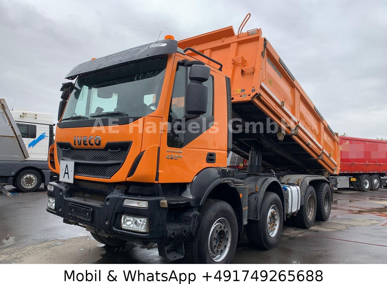 Iveco Trakker 450 E6 BB 8x4 Meiler *13m³/Bordmatik/AP - Autocarro ribaltabile: foto 2 Iveco Trakker 450 E6 BB 8x4 Meiler *13m³/Bordmatik/AP - Autocarro ribaltabile: foto 2