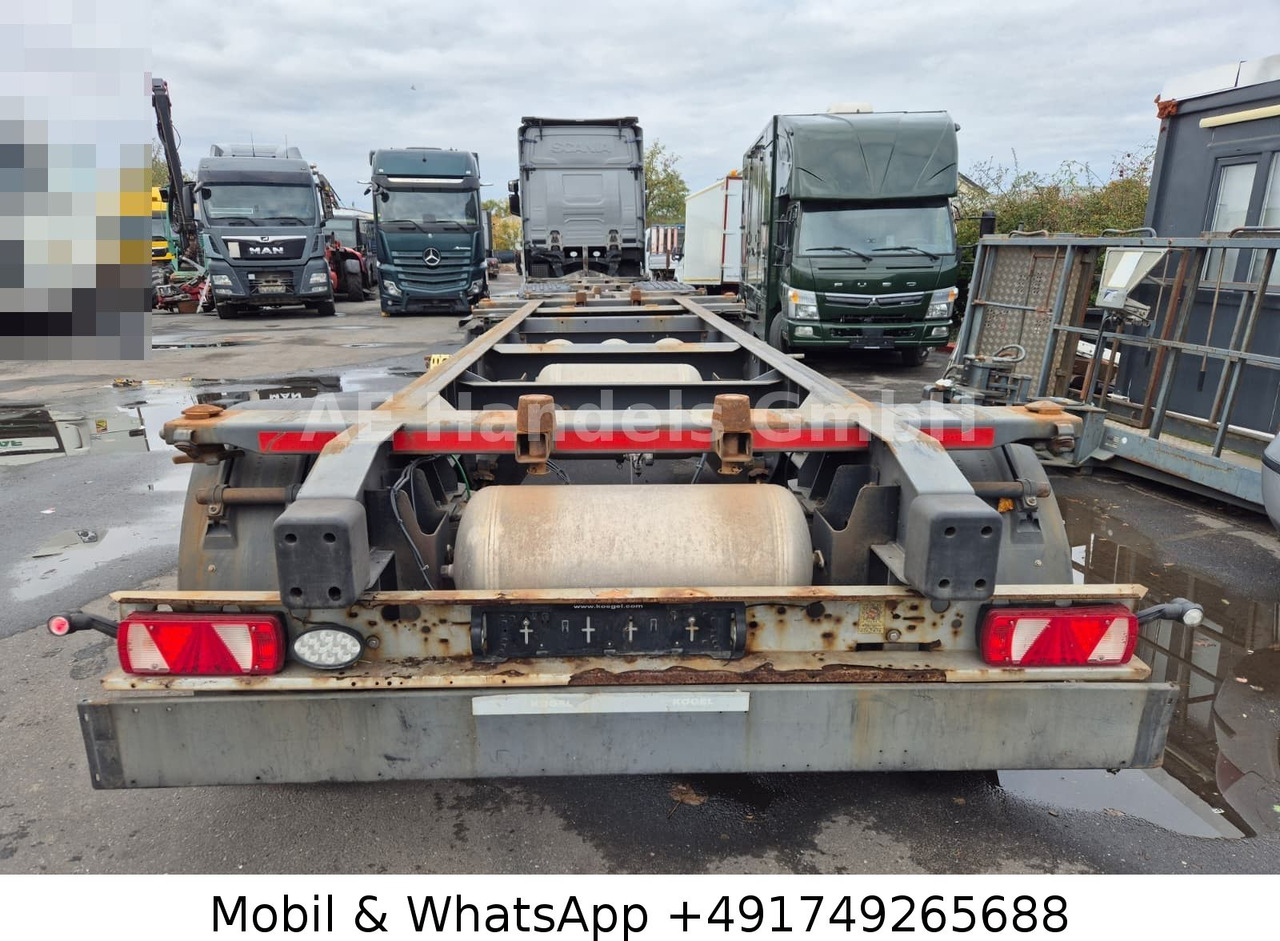 Kögel AW 18 BDF Drehschemel *Scheibenbremsen/Vollluft - Rimorchio portacontainer/ Caisse interchangeable: foto 3 Kögel AW 18 BDF Drehschemel *Scheibenbremsen/Vollluft - Rimorchio portacontainer/ Caisse interchangeable: foto 3