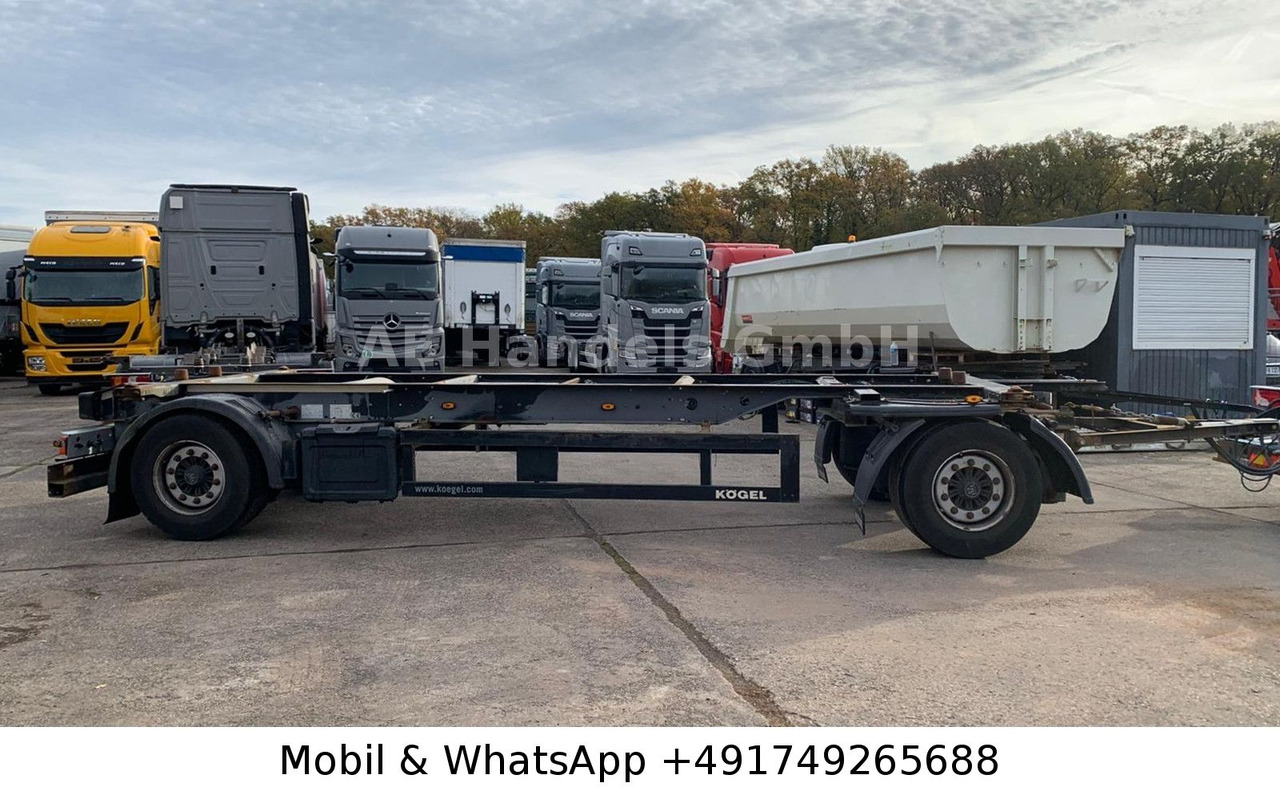 Kögel AW 18 BDF Drehschemel *Scheibenbremsen/Vollluft - Rimorchio portacontainer/ Caisse interchangeable: foto 2 Kögel AW 18 BDF Drehschemel *Scheibenbremsen/Vollluft - Rimorchio portacontainer/ Caisse interchangeable: foto 2