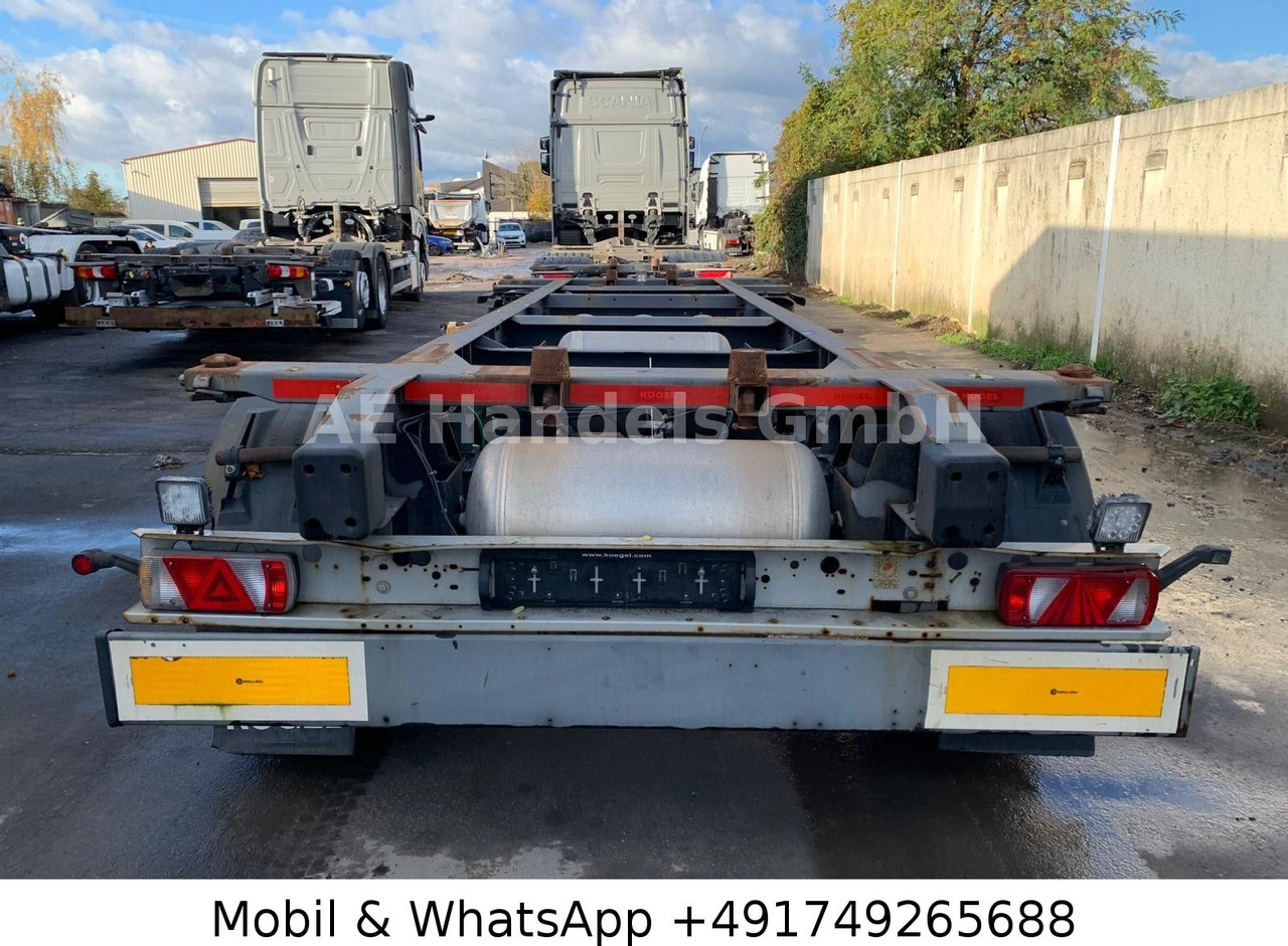 Kögel AW 18 BDF Drehschemel *Scheibenbremsen/Vollluft - Rimorchio portacontainer/ Caisse interchangeable: foto 3 Kögel AW 18 BDF Drehschemel *Scheibenbremsen/Vollluft - Rimorchio portacontainer/ Caisse interchangeable: foto 3