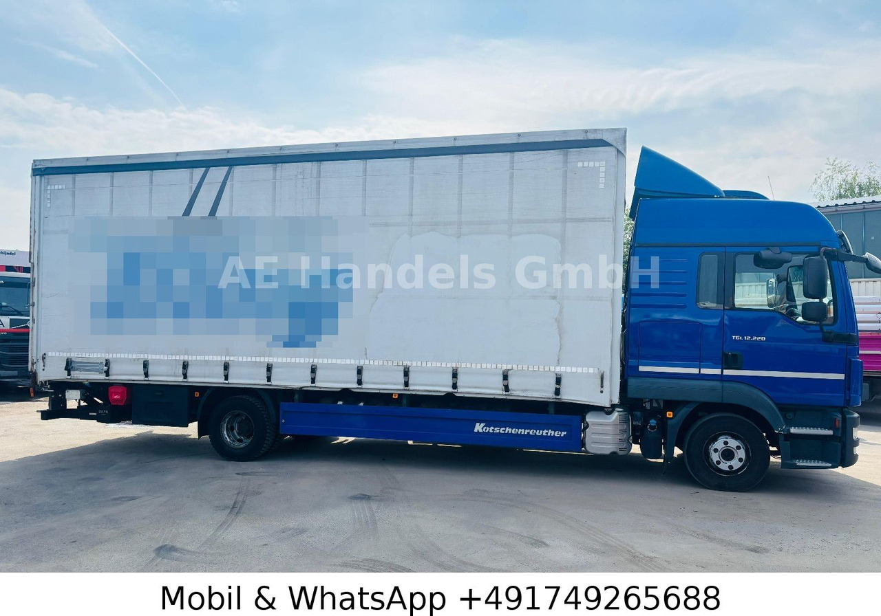 MAN TGL 12.220 LX BL*Tautliner/Edscha/LBW/Standklima - Camion centinato: foto 2 MAN TGL 12.220 LX BL*Tautliner/Edscha/LBW/Standklima - Camion centinato: foto 2