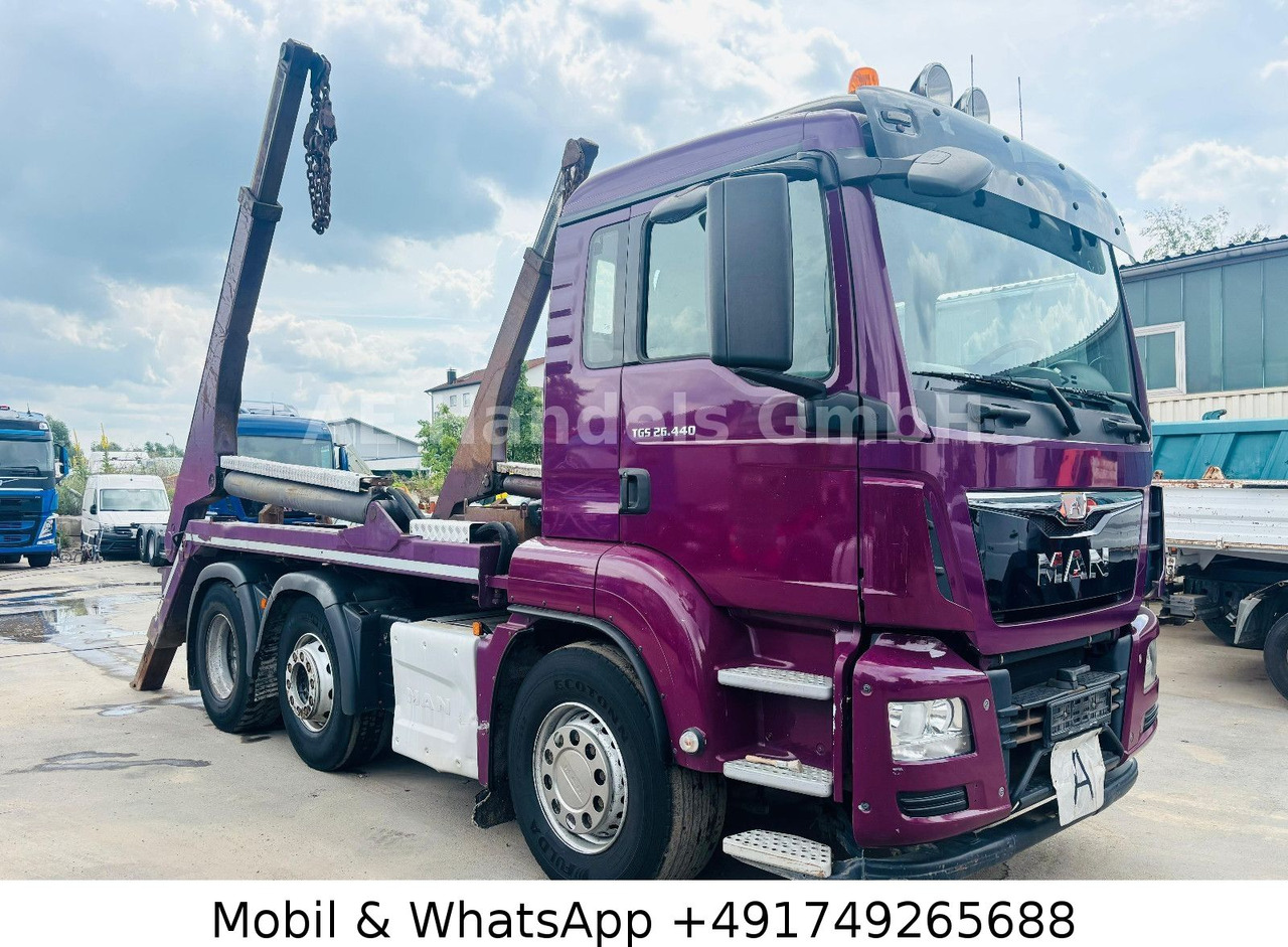 MAN TGS 26.440 BL 6x2 *Retarder/HYVA-NG2018TAXL - Autocarro ribaltabile, Camion con gru: foto 1 MAN TGS 26.440 BL 6x2 *Retarder/HYVA-NG2018TAXL - Autocarro ribaltabile, Camion con gru: foto 1