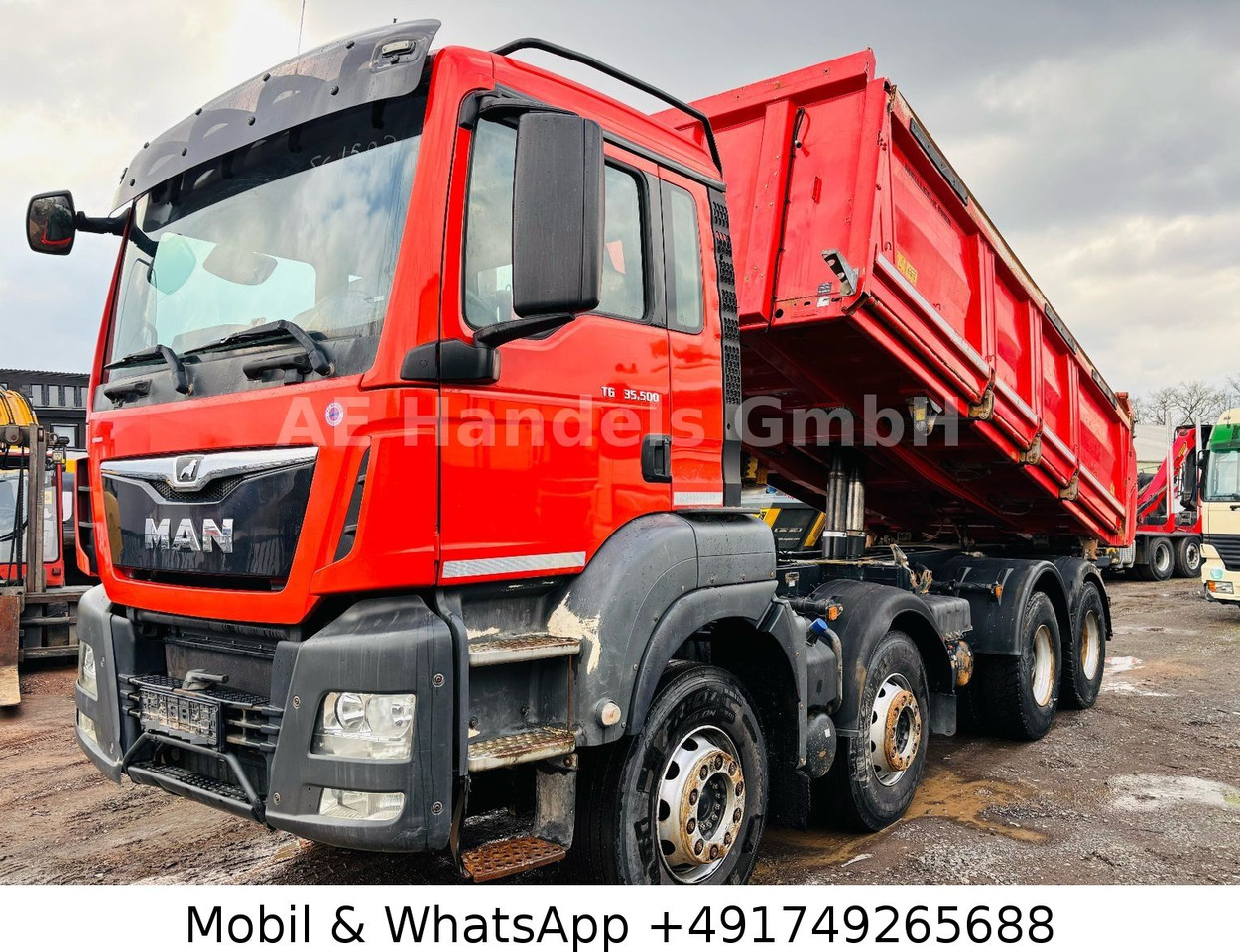 MAN TGS 35.500 M BB 8x4 *Intarder/Bordmatik/16m³/AP - Autocarro ribaltabile: foto 1 MAN TGS 35.500 M BB 8x4 *Intarder/Bordmatik/16m³/AP - Autocarro ribaltabile: foto 1