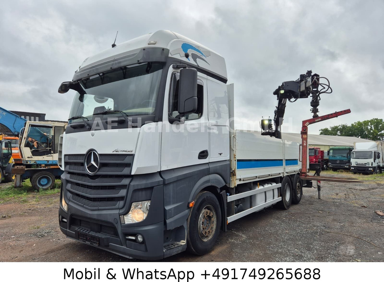 Mercedes-Benz Actros IV 2645 L LL 6x2 *Retarder/Hiab-177K-Pro - Autocarro con pianale/ Cassone fisso, Camion con gru: foto 1 Mercedes-Benz Actros IV 2645 L LL 6x2 *Retarder/Hiab-177K-Pro - Autocarro con pianale/ Cassone fisso, Camion con gru: foto 1
