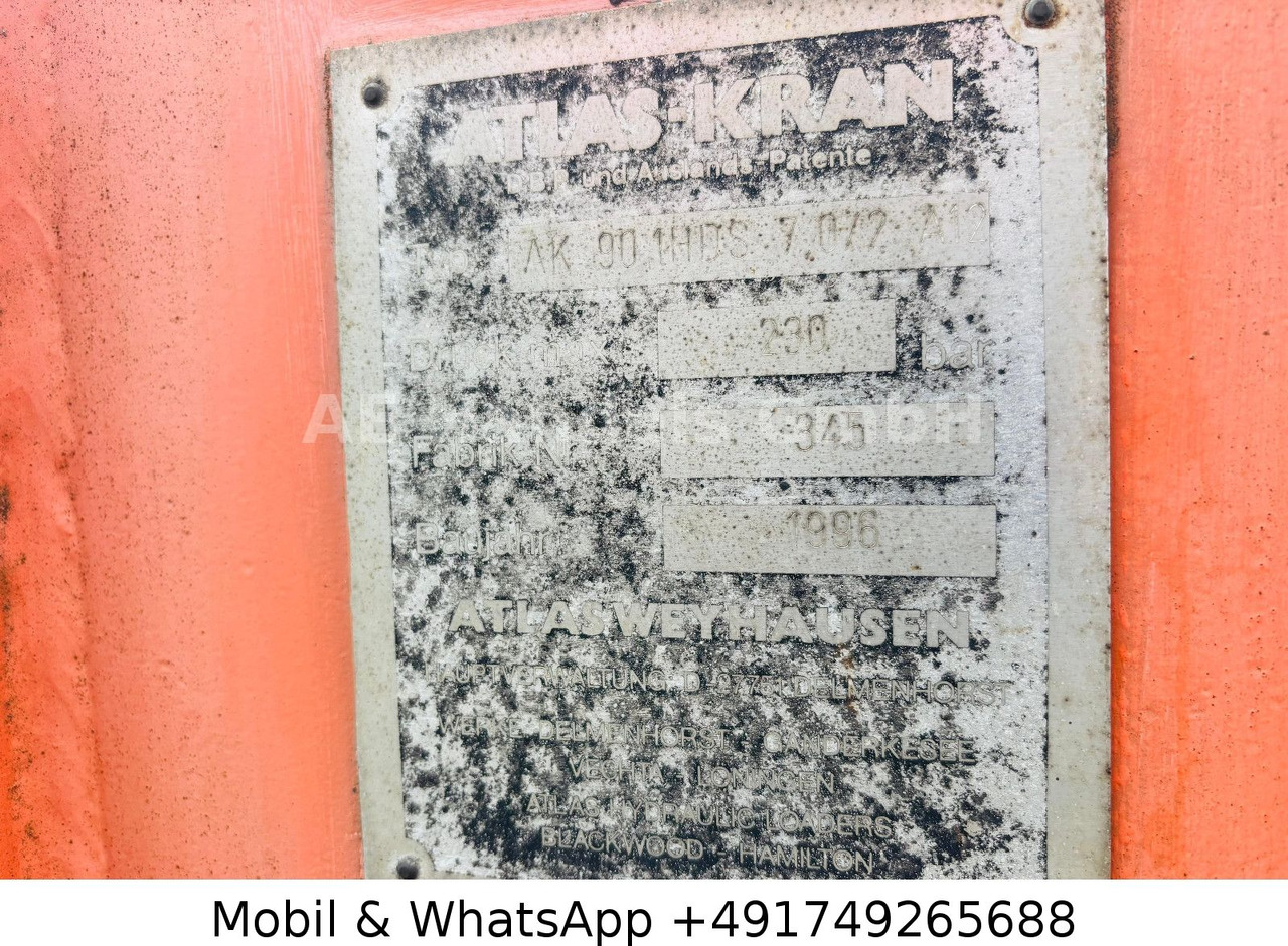 Camion con gru Mozelt Anlagentechnik B8B0 *Atlas-AK-90/17m³: foto 18