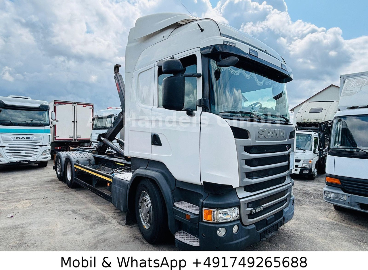 Scania R450 LL 6x2 *Retarder/Hiab-OPT20S59/Standklima - Autocarro scarrabile: foto 2 Scania R450 LL 6x2 *Retarder/Hiab-OPT20S59/Standklima - Autocarro scarrabile: foto 2