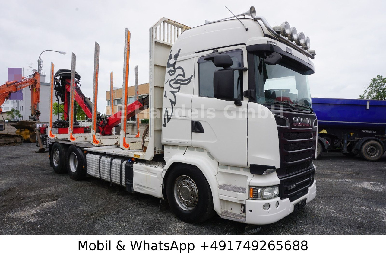 Scania R580 V8 Highline Palfinger-M120L97 *Retarder/ACC - Camion trasporto legname, Camion con gru: foto 2 Scania R580 V8 Highline Palfinger-M120L97 *Retarder/ACC - Camion trasporto legname, Camion con gru: foto 2