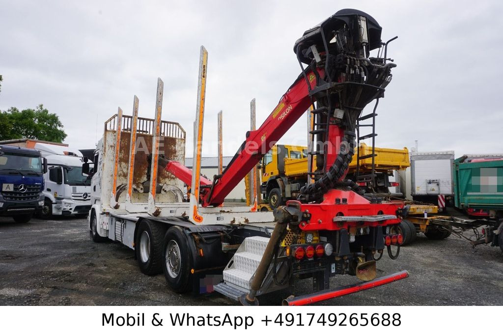 Scania R580 V8 Highline Palfinger-M120L97 *Retarder/ACC - Camion con gru, Camion trasporto legname: foto 5 Scania R580 V8 Highline Palfinger-M120L97 *Retarder/ACC - Camion con gru, Camion trasporto legname: foto 5